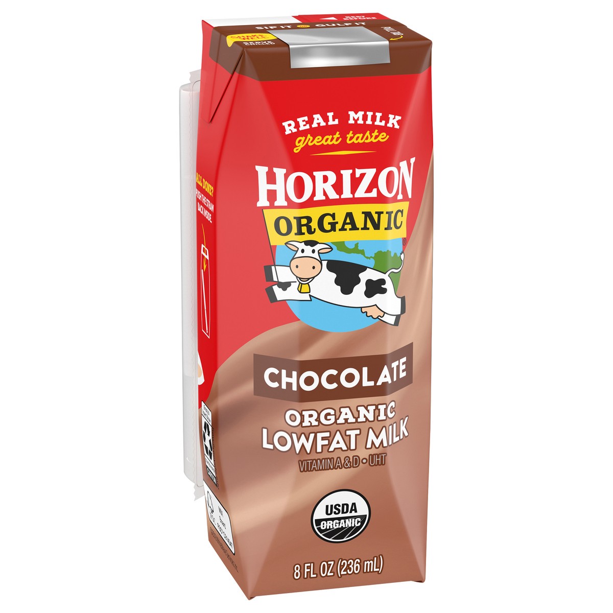 slide 7 of 14, Horizon Organic Chocolate Lowfat Milk 8 fl. oz. Carton, 8 fl oz