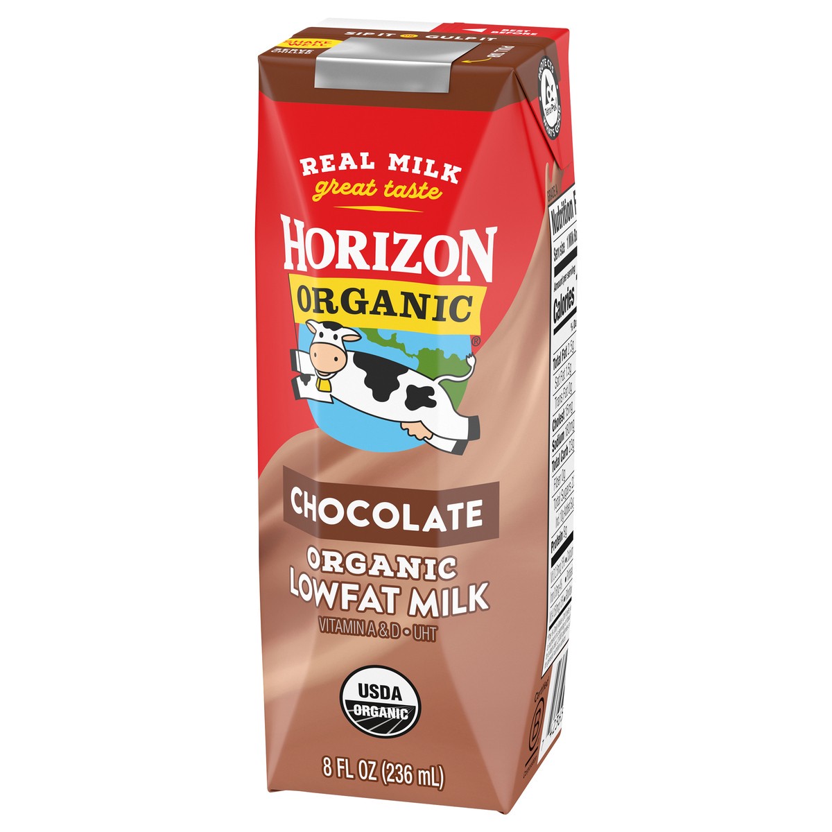 slide 10 of 14, Horizon Organic Chocolate Lowfat Milk 8 fl. oz. Carton, 8 fl oz