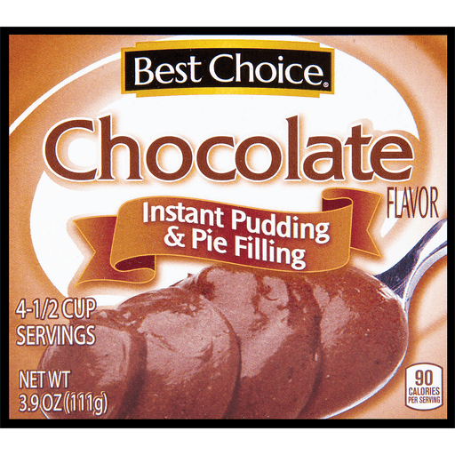 slide 1 of 1, Best Choice Chocolate Instant Pudding, 3.5 oz