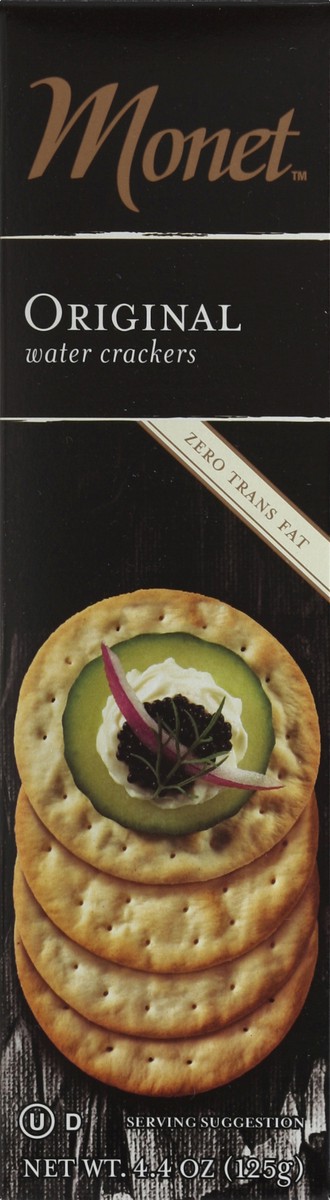 slide 1 of 5, Monet Original Water Crackers, 4.4 oz