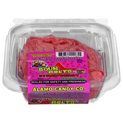 Alamo Candy Co. Strawberry Sour Belts 5 oz