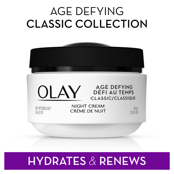 slide 15 of 16, Olay Age Defying Classic Night Cream, Face Moisturizer 2.0 oz, 2 oz
