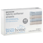 slide 1 of 1, Harris Teeter yourhome Fabric Softener Sheets - Free & Clear, 40 ct