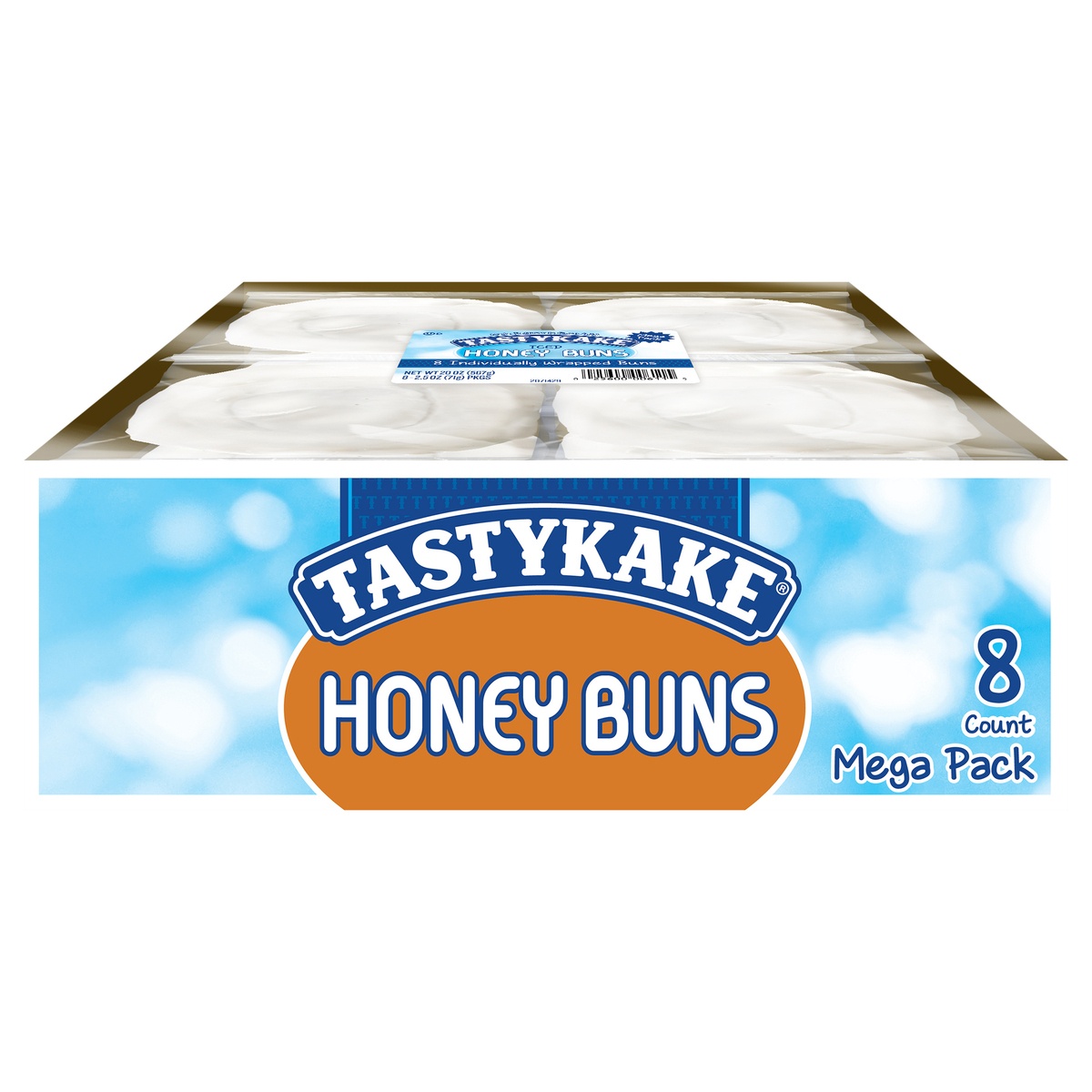 slide 1 of 1, Tastykake Iced Honey Buns, 22 oz