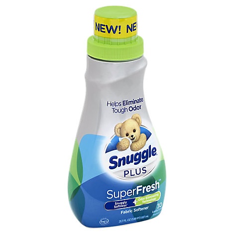 slide 1 of 1, Snuggle Super Fresh Fabric Softener Plus Every Fresh Scent Bottle, 31.7 fl oz