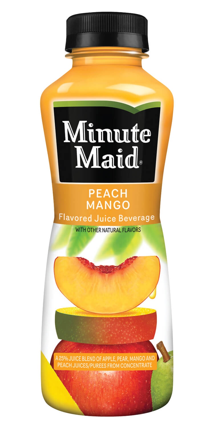slide 1 of 1, Minute Maid Fruit Punch Juice Beverage, 15.2 fl oz