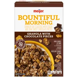 Meijer Bountiful Morning Granola with Chocolate, 14 oz