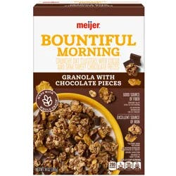 Meijer Bountiful Morning Granola with Chocolate, 14 oz