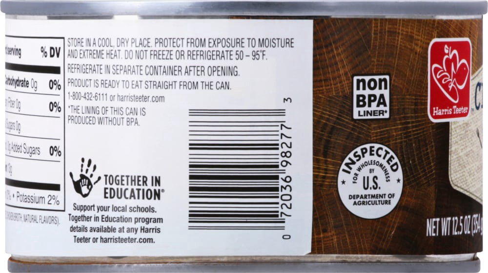 slide 2 of 4, Harris Teeter™ Canned White Meat Chicken, 12.5 oz
