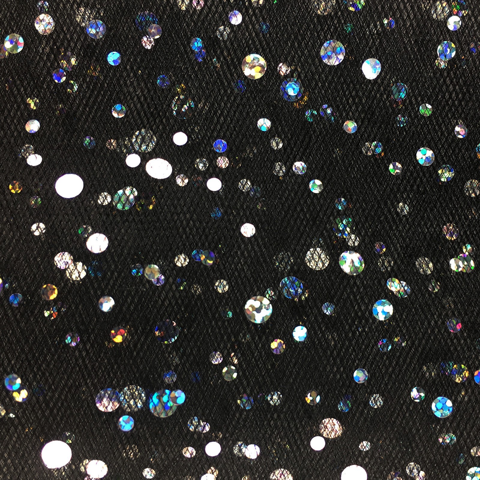 slide 4 of 7, 6" X 8yd. Holographic Dot Tulle By Celebrate It, 6 in x 8 yd