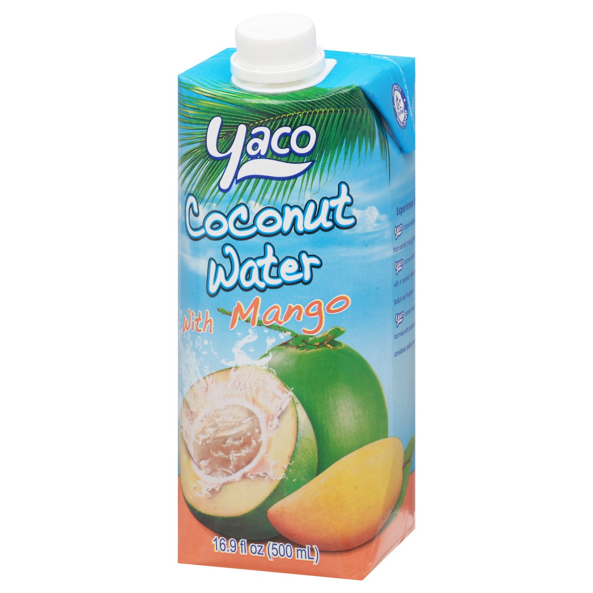 slide 2 of 10, Yaco Coconut Water With Mango 16.9 fl oz Carton, 16.9 oz