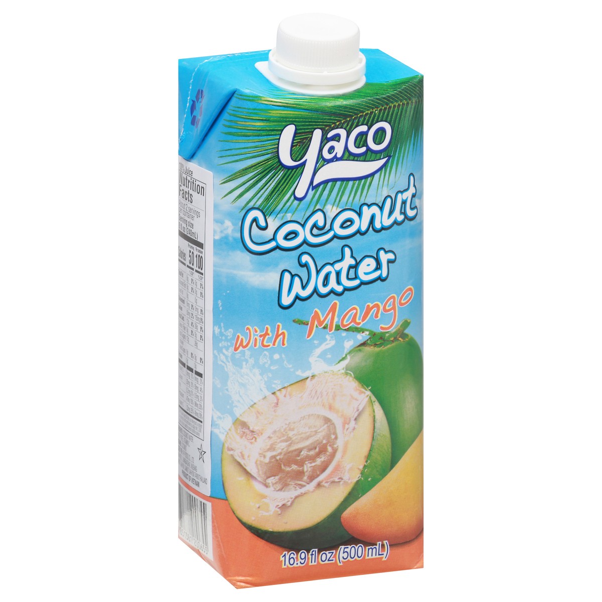 slide 10 of 10, Yaco Coconut Water With Mango 16.9 fl oz Carton, 16.9 oz