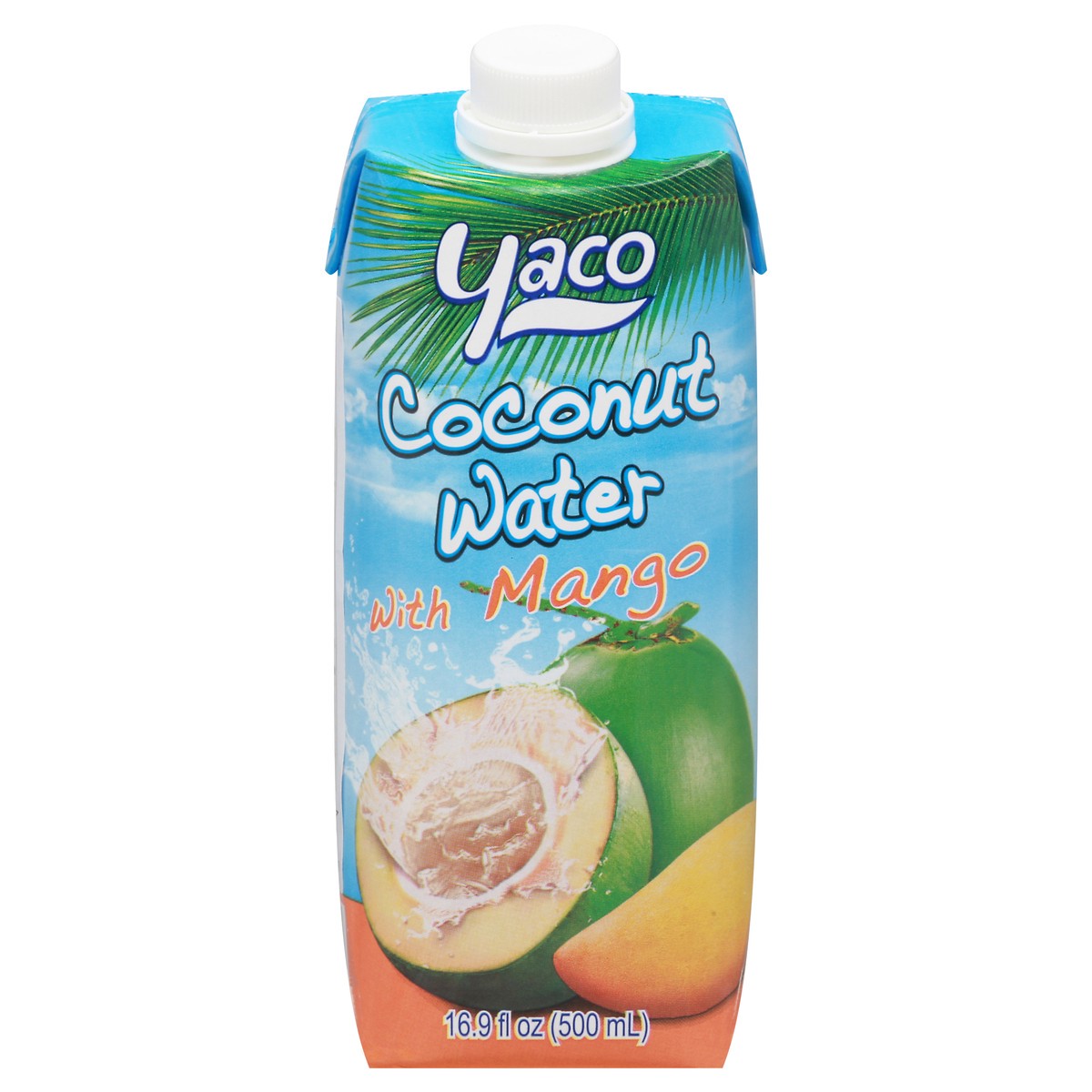 slide 1 of 10, Yaco Coconut Water With Mango 16.9 fl oz Carton, 16.9 oz