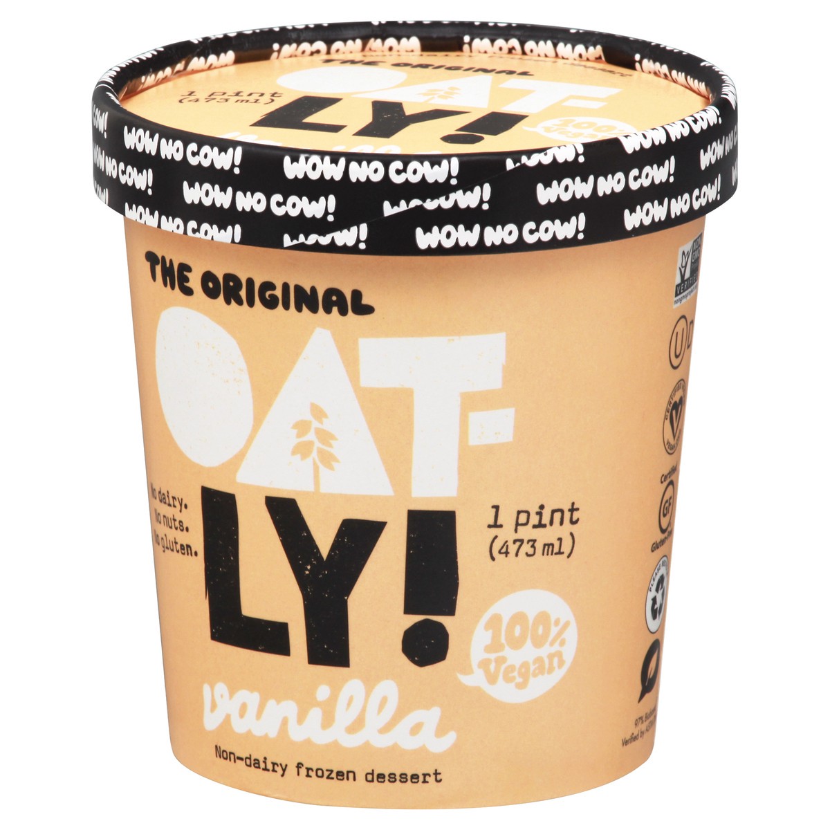 slide 2 of 13, Oatly The Original Non-Dairy Vanilla Frozen Dessert 1 pt, 1 pint