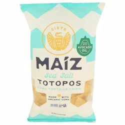 Siete Corn Sea Salt Tortilla Chips