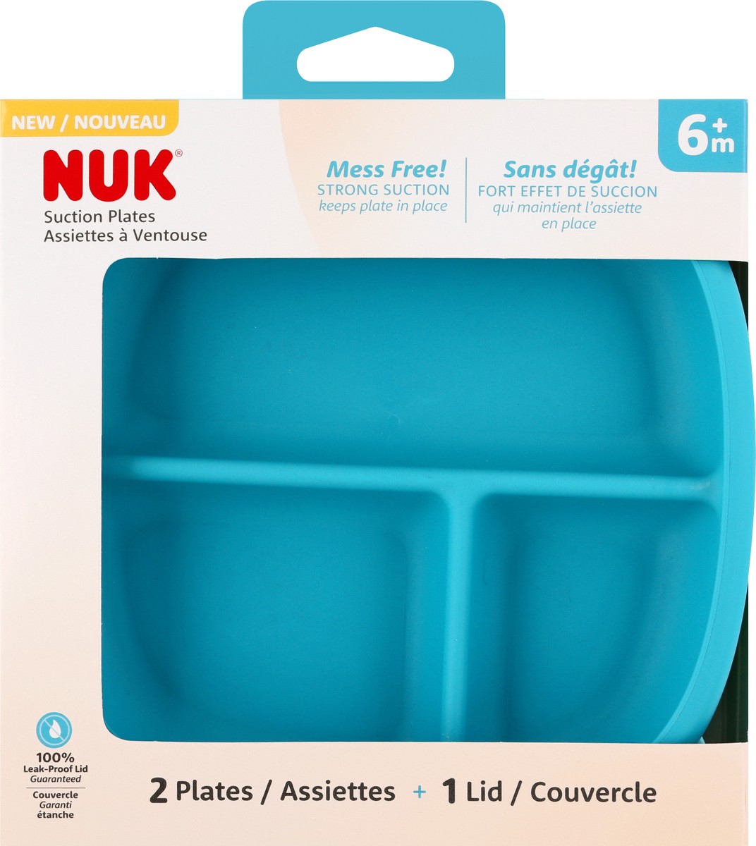 slide 1 of 9, Nuk Suction Plates, 1 ct