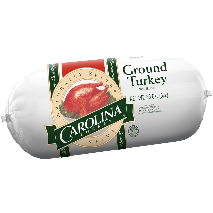 slide 2 of 7, Carolina Turkey Ground Turkey (Bulk), 80 oz / 5 Lb