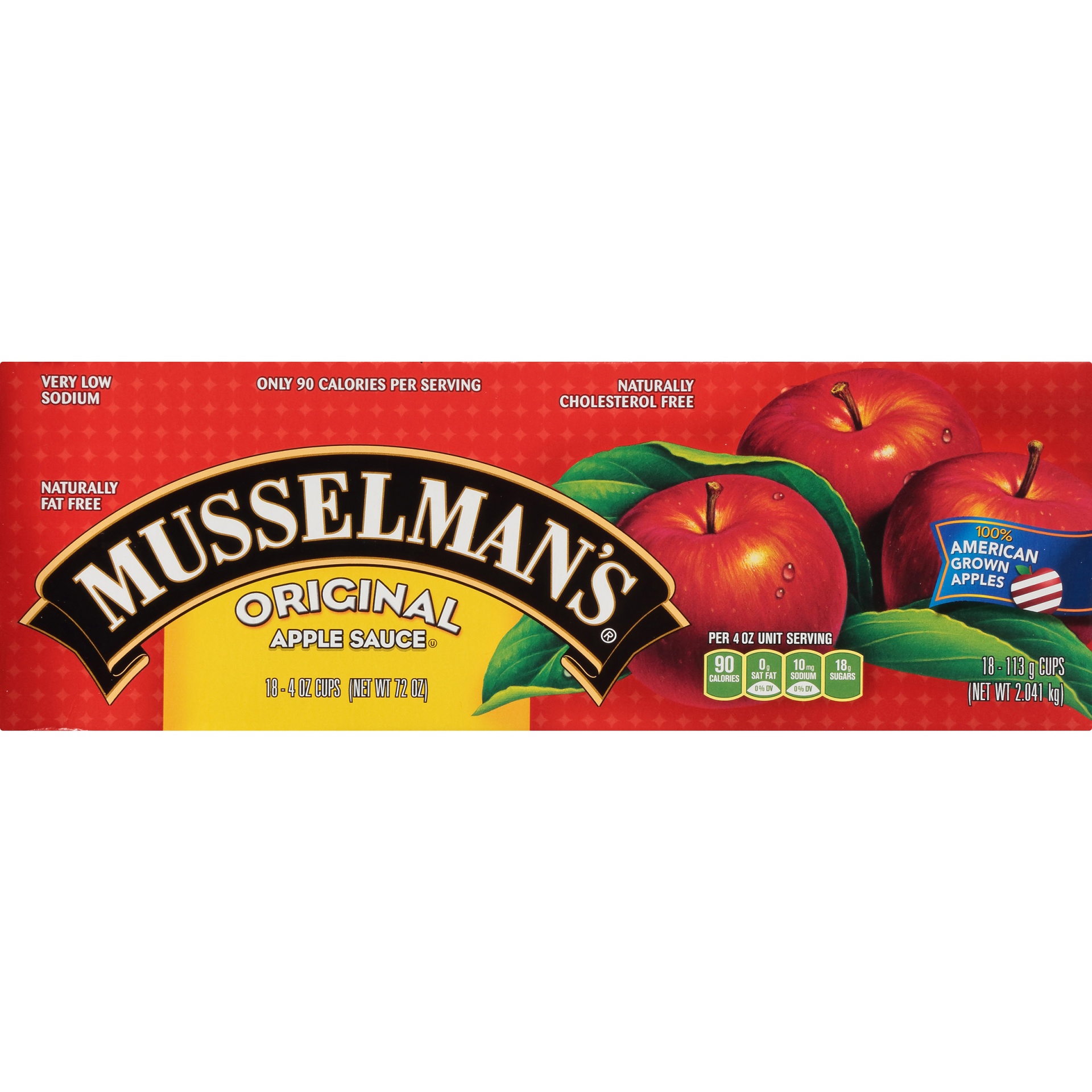 slide 5 of 8, Musselman's Original Apple Sauce, 18 ct; 4 oz