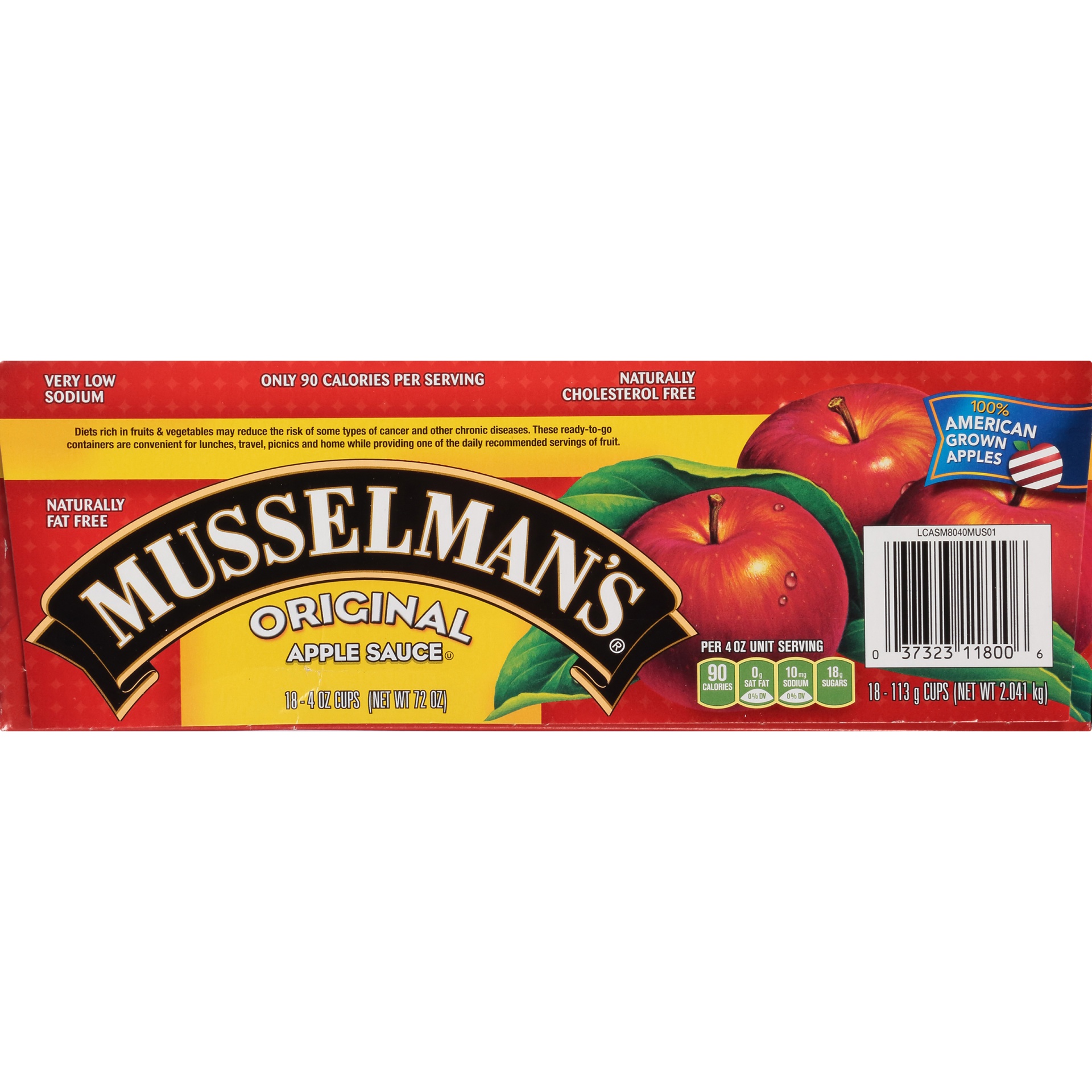 slide 6 of 8, Musselman's Original Apple Sauce, 18 ct; 4 oz