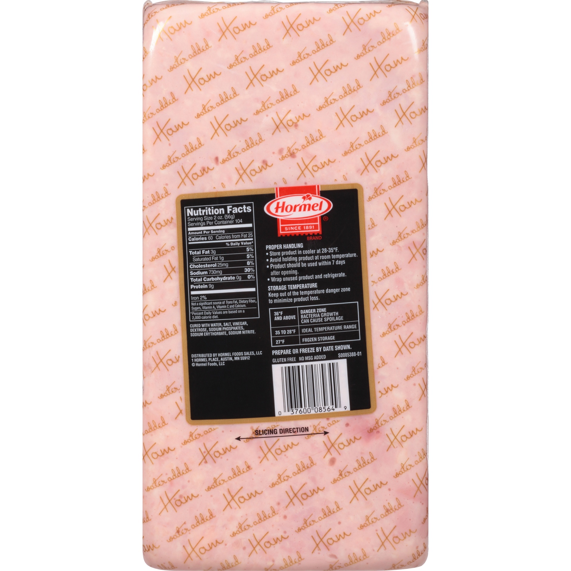 slide 6 of 6, Hormel Cooked Ham Extra Lean, 208 oz