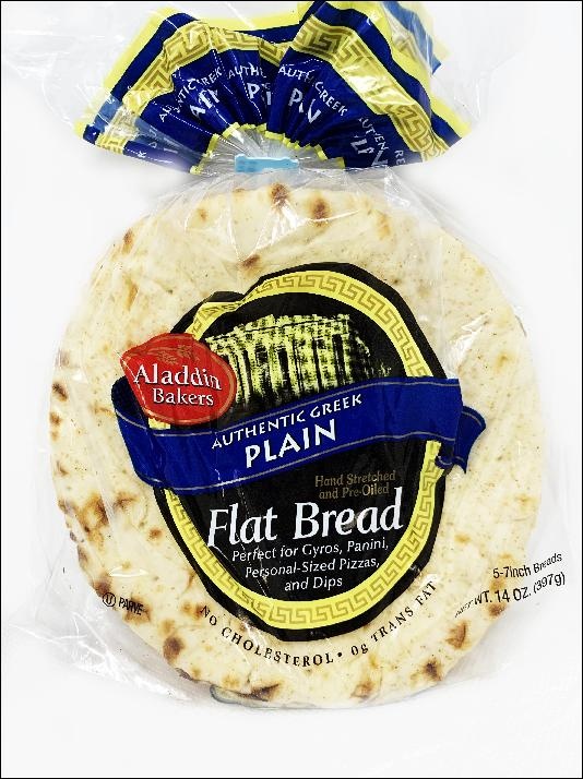 slide 1 of 1, Aladdin Aldn 7In Flatbread Plain, 14 oz