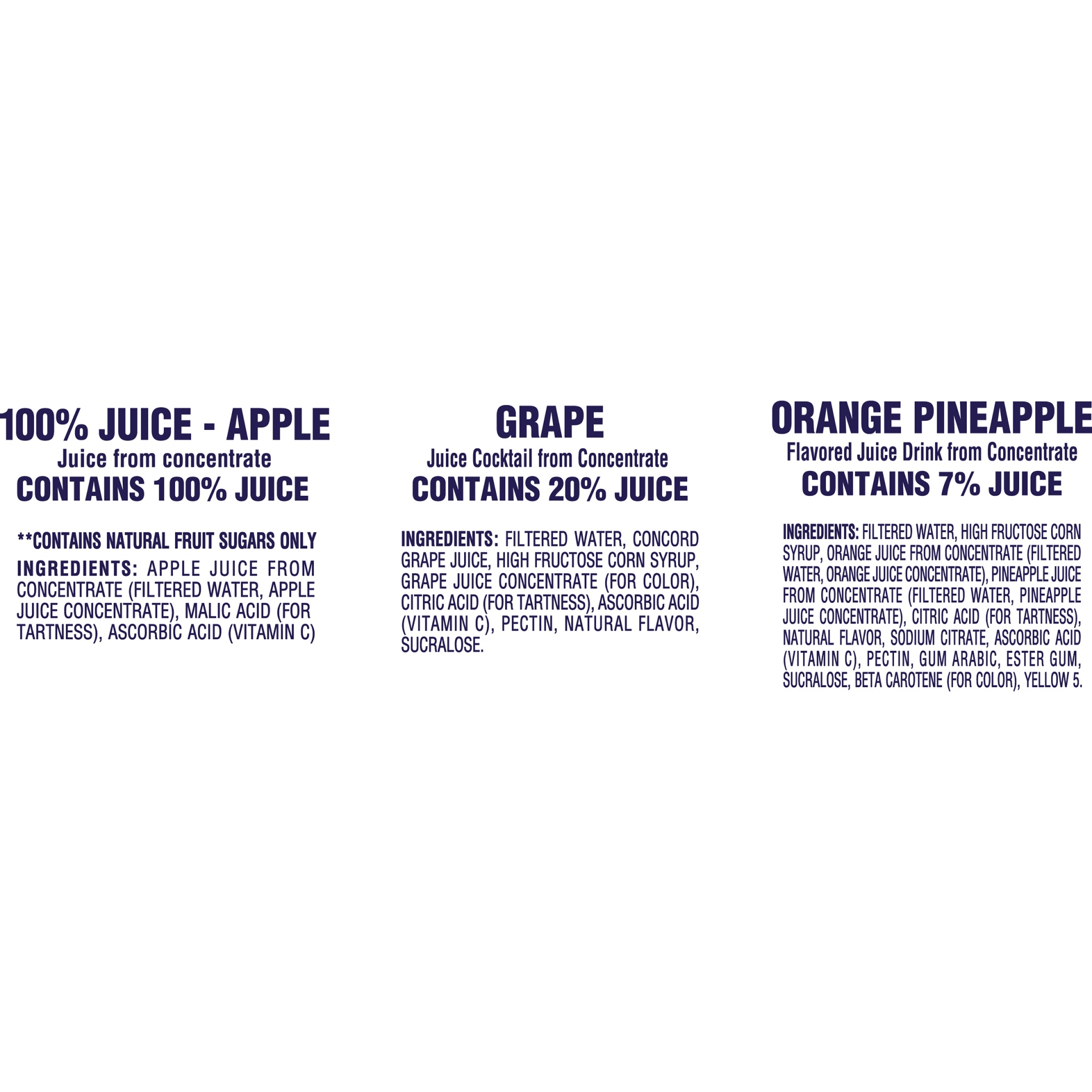 slide 4 of 5, Welch's Variety Juice - 24 ct; 10 fl oz, 24 ct; 10 fl oz