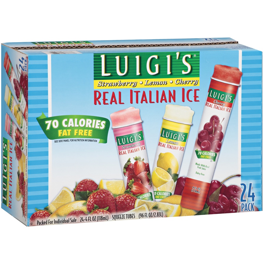 slide 2 of 3, Luigi's Luigis Real Italian Ice, 24 ct