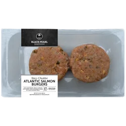 Black Pearl Salmon Burger Spicy Chdr Atlantic