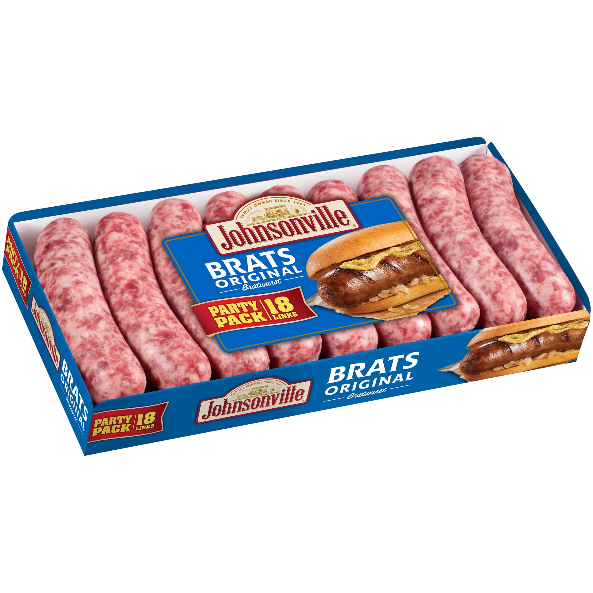 slide 4 of 4, Johnsonville Original Bratwurst, 68.47 oz