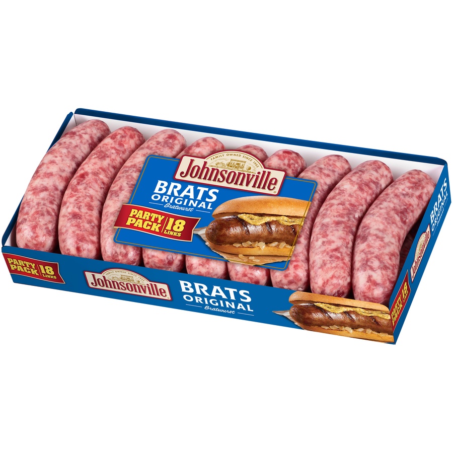 slide 2 of 4, Johnsonville Original Bratwurst, 68.47 oz