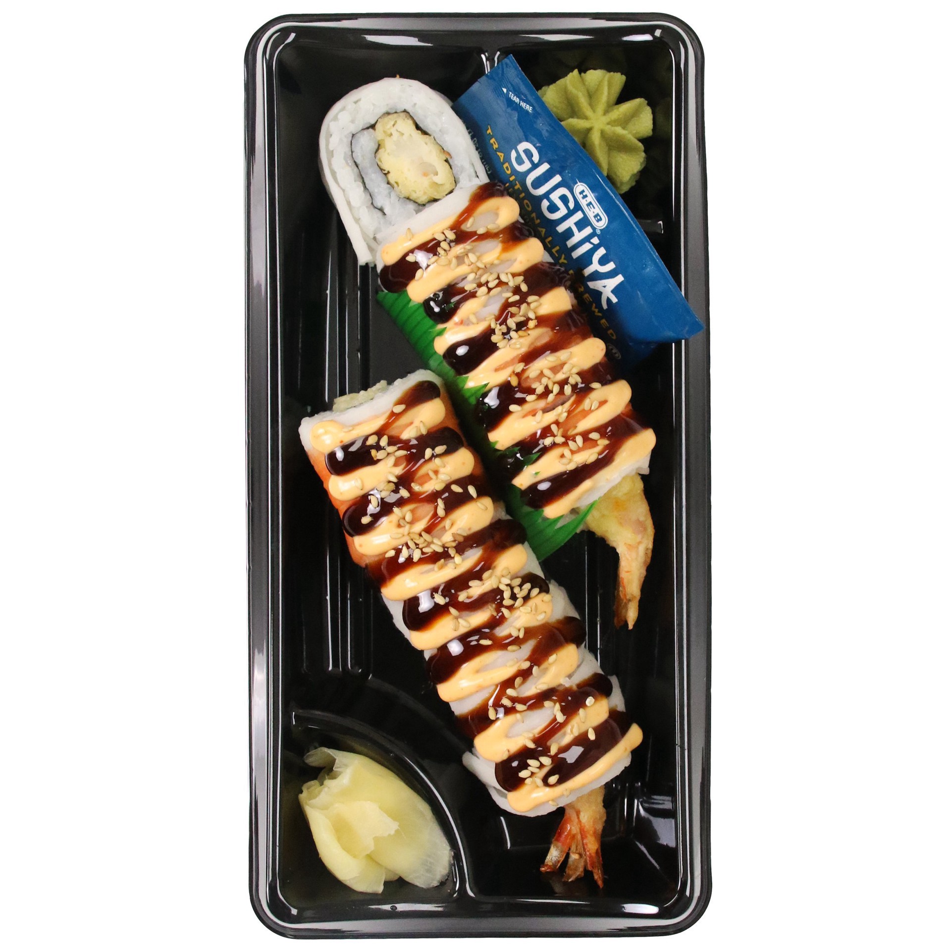 slide 1 of 1, H-E-B Sushiya Temptation Roll, 9.8 oz