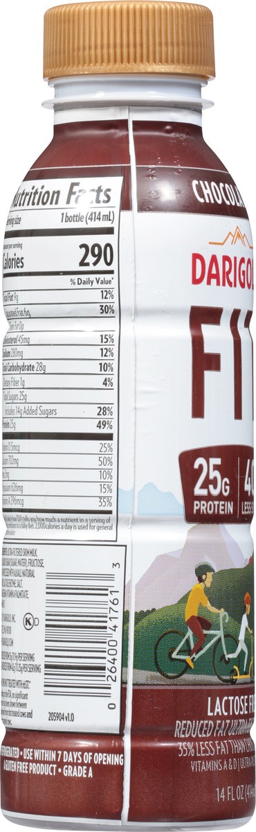 slide 5 of 9, Darigold Fit Reduced Fat Lactose Free Chocolate Milk 14 fl oz, 14 fl oz