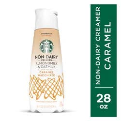 Starbucks Almond Milk and Oat Milk Caramel Macchiato Coffee Creamer - 28 fl oz