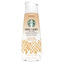 Starbucks Caramel Flavored Almondmilk & Oatmilk Non-Dairy Liquid Coffee Creamer 28 fl oz.