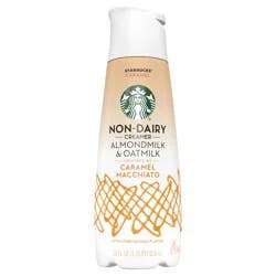 Starbucks Caramel Flavored Almondmilk & Oatmilk Non-Dairy Liquid Coffee Creamer 28 fl oz.