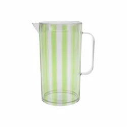 Everyday Living 2.4 qt Cabana Stripe Pitcher Green, 1 ct