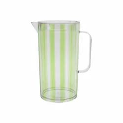 Everyday Living 2.4 qt Cabana Stripe Pitcher Green, 1 ct