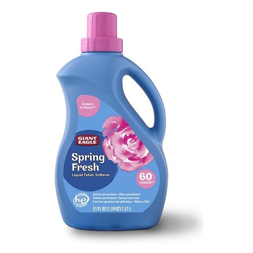 slide 1 of 1, Ge Liquid Fabric Softener Spring Fresh, 51 oz