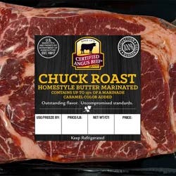 Certified Angus Beef Butter Flavored Beef Chuck Roast