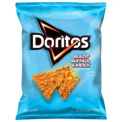 Doritos Tortilla Chips Blazin Buffalo Ranch Flavored 2 5/8 Oz