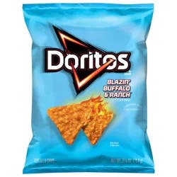 Doritos Tortilla Chips Blazin Buffalo Ranch Flavored 2 5/8 Oz