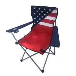 Basic Steel Sport Flag Chair W/Cup Holder (Where Available)