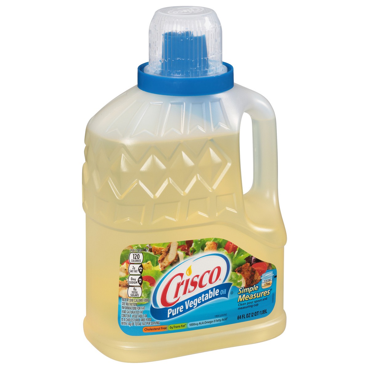 slide 4 of 8, Crisco Vegetable Oil, 64 oz