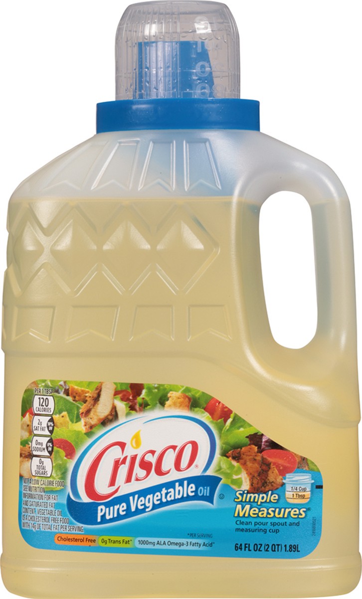 slide 6 of 8, Crisco Vegetable Oil, 64 oz