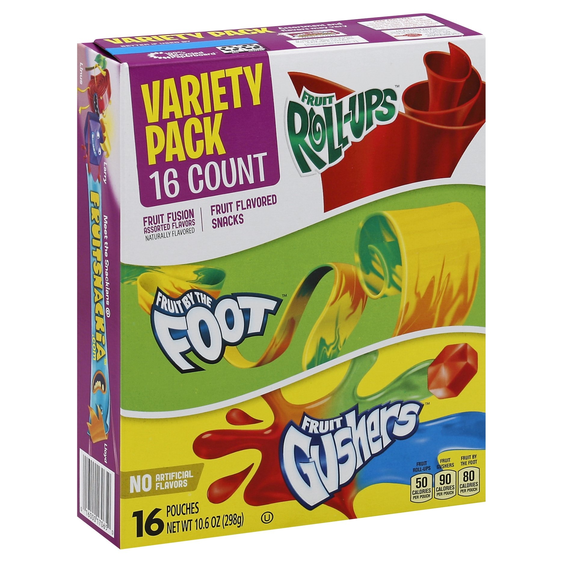 slide 1 of 1, Betty Crocker Variety Pack Of Fruit Rollups Fruit By The Foot And Gushers Value Pack, 10.56 oz
