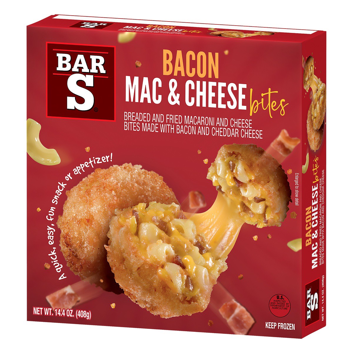 slide 4 of 10, Bar-S Mac & Cheese Bites, 1 ct