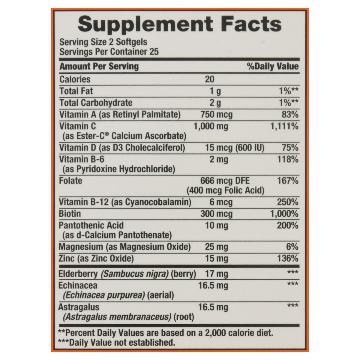 slide 12 of 13, Nature's Bounty Immune 24 Vitamin C, D & Zinc for Immune Support, 1000 mg Softgels, 50 Count, 50 ct