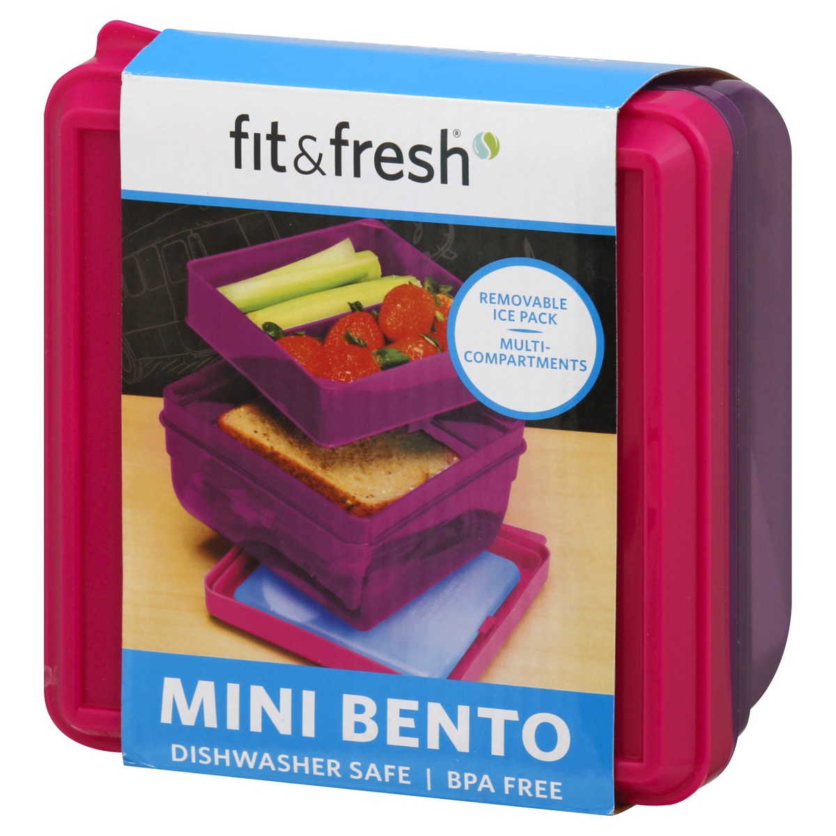 slide 3 of 9, Fit & Fresh Sandwich Snack Set, 1 ct