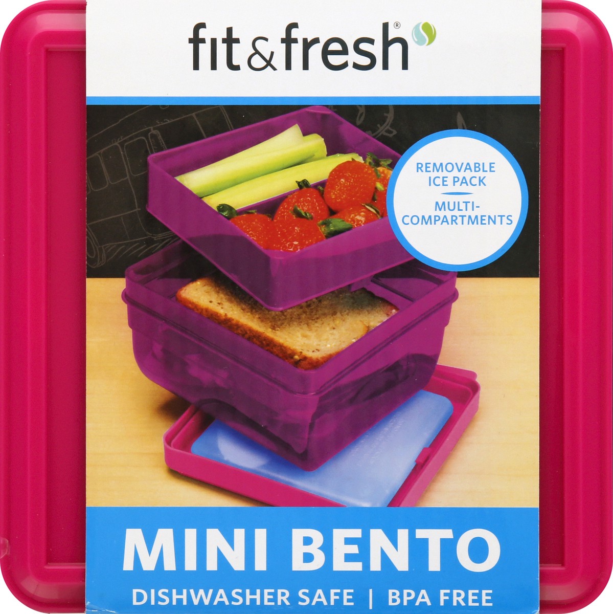 slide 6 of 9, Fit & Fresh Sandwich Snack Set, 1 ct