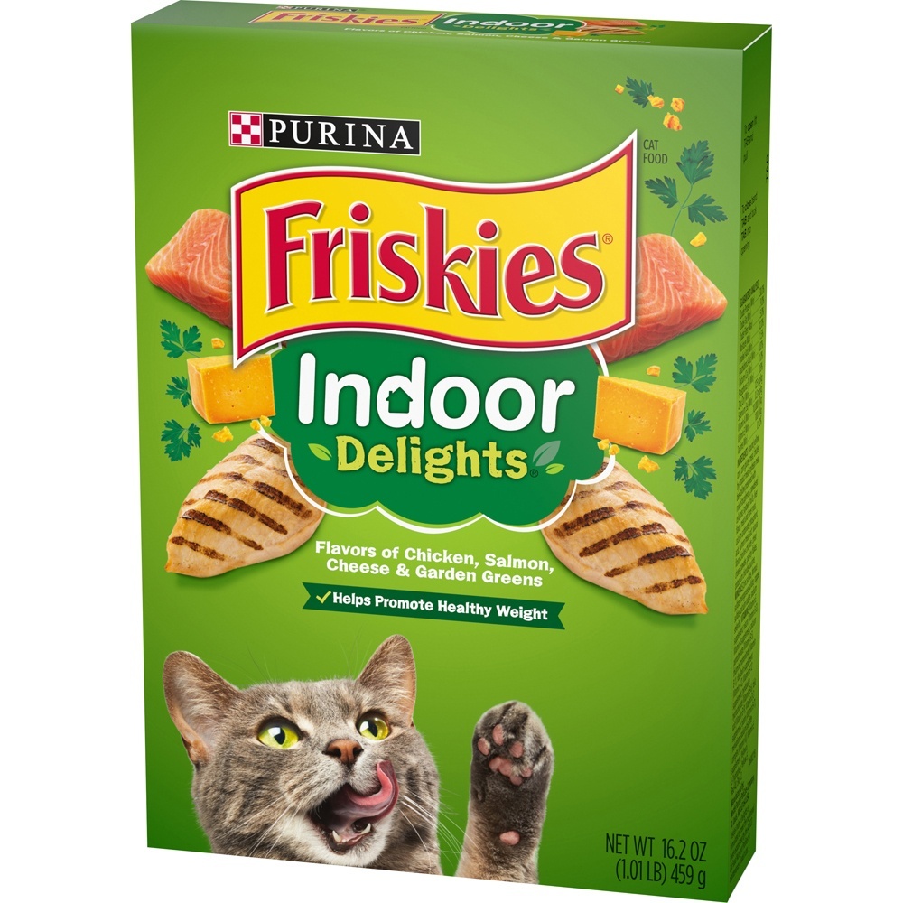 slide 3 of 9, Friskies Indoor Delights Cat Food, 16.2 oz